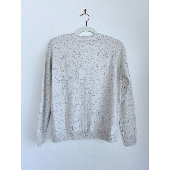 NWT Revolve One Gray Day Sloan 100% Cashmere Cardigan in Red & Blue Speckle XS - Picture 4 of 11